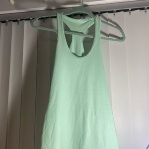 Mint green lululemon tank top